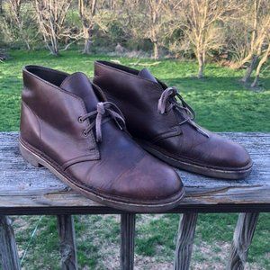Dark Brown Leather Clarks